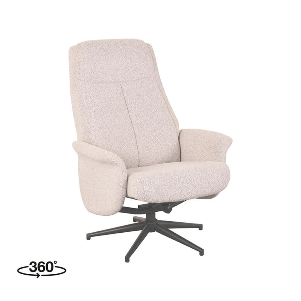 LABEL51 Fauteuil Bergen - Naturel - Boucle 1 LABEL51 Fauteuil Bergen - Naturel - Boucle