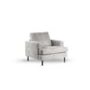Fauteuil Stof Champagne - Zithoogte 47cm - 89x94x83cm - Haga