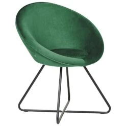 FLOBY II - Fauteuil - Groen - Fluweel
