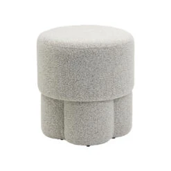 Poef Geneva - Bouclé Naturel