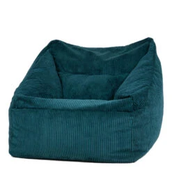 Icon Zitzack Morgan - Corduroy Zitzakfauteuil - Blauwgroen