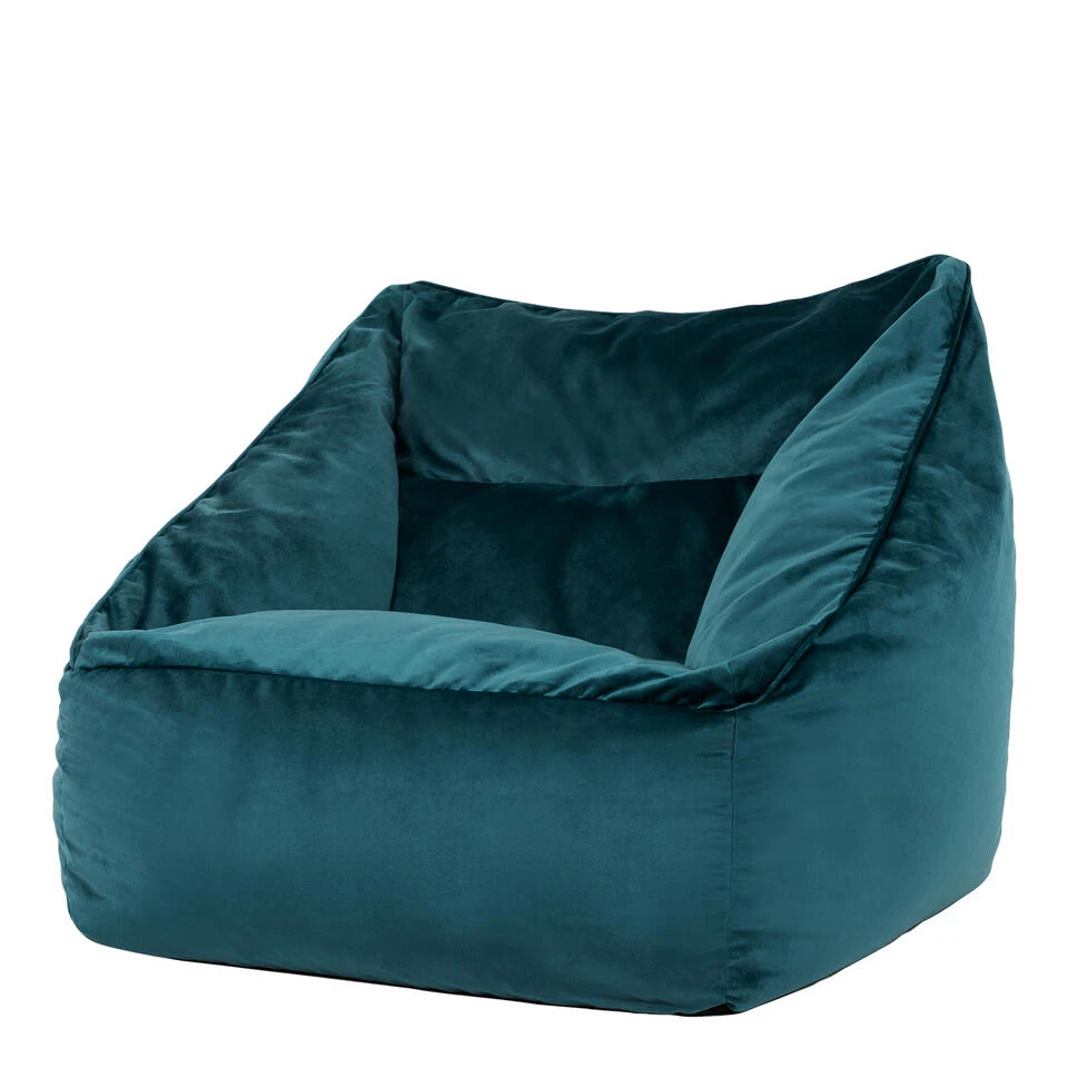 Icon Zitzack Natalia - Fluwelen Zitzakfauteuil - Blauwgroen 1 Icon Zitzack Natalia - Fluwelen Zitzakfauteuil - Blauwgroen