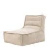 Icon Zitzak Lounger Otto - Corduroy Zitzak Volwassenen - Beige