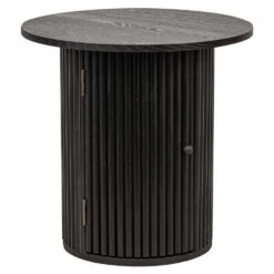 Bijzettafel Van Massief Hout In Natuurlijke Kleur