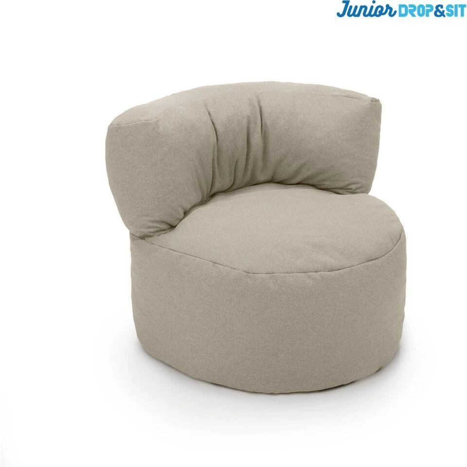 Parya - Zitzak Stoel Junior - Beige - 70 X 50 Cm - Kinderstoel Met Vulling 1 Parya - Zitzak Stoel Junior - Beige - 70 X 50 Cm - Kinderstoel Met Vulling