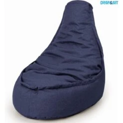Parya Zitzak Stoel Volwassenen 95 X 75 Cm Beanbag Blauw
