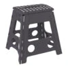 5Five Keukenkruk/opstapje - Opvouwbaar - Grijs - Kunststof - 39cm