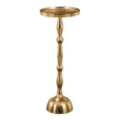 Mica Decorations Duco Bijzettafel - H66 X Ø25 Cm - FSC 100% - Goud