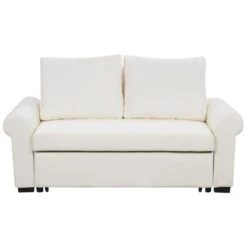 SILDA - Slaapbank - Crème - Polyester