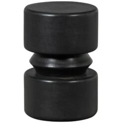 WOOOD Tuve Bijzettafel - Hout - Bruin/Zwart - 45x30x30