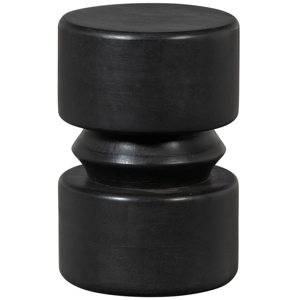 WOOOD Tuve Bijzettafel - Hout - Bruin/Zwart - 45x30x30 1 WOOOD Tuve Bijzettafel - Hout - Bruin/Zwart - 45x30x30