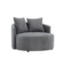 Fjôrd Loveseat Teddy Grijs - Zithoogte 40cm - 118x118x72cm - Kelso