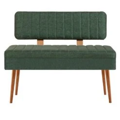 Eetkamerbank Vina - 110x40x82cm - Den/groen