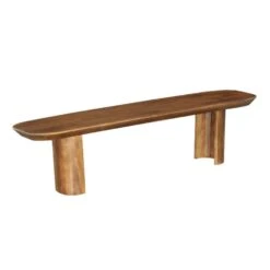 StarFurn Eetkamerbank Walnoot Mangohout - 220x38x45cm - Maré