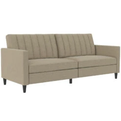 Celine - 3-zits Slaapbank In Cappuccino Stof