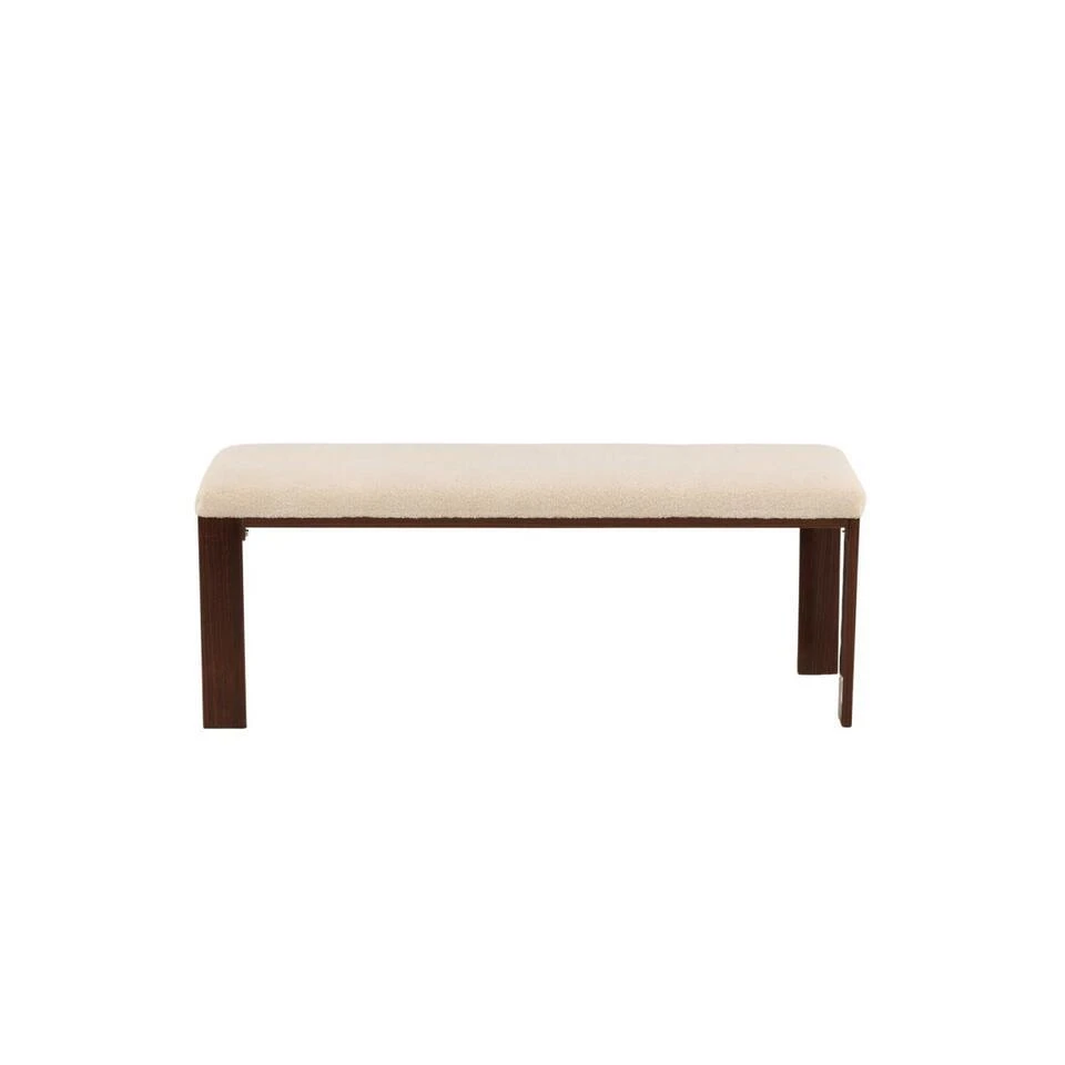 Svea - Noemi Eetkamerbank - Teddy - 120 Cm 1 Svea - Noemi Eetkamerbank - Teddy - 120 Cm