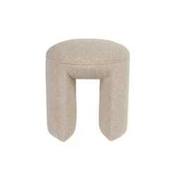 Housecraft Noxx Kruk/ Poef Teddy Stof Beige