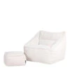 Icon Zitzak En Poef Natalia - Fleece Zitzak Fauteuil - Crème