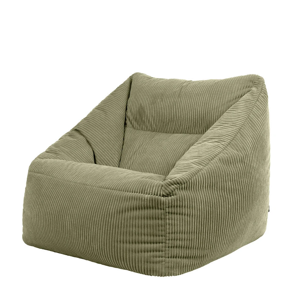 Icon Zitzack Morgan - Corduroy Zitzakfauteuil - Saliegroen 1 Icon Zitzack Morgan - Corduroy Zitzakfauteuil - Saliegroen
