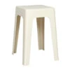 Home Deco Factory Zit Krukje/stoel - Creme Wit - 34 X 47 Cm