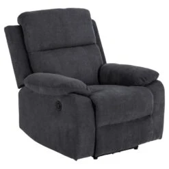 Relaxfauteuil Donkergrijs - 95x90x98cm - Verstelbaar - Rinda
