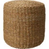 Home & Styiling Poef Nature - Rond - Zeegras - D40 X H40 Cm