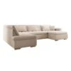 Meubella - Hoekbank Nicoreta - Beige - Teddy Boucle - Rechts