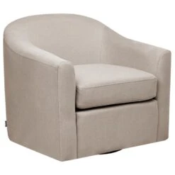 MAGNOR - Fauteuil - Taupe - Polyester