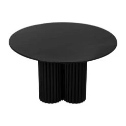 Lewis & Loft Salontafel Lane - Rond ⌀80 - FSC®- Mangohout - Zwart