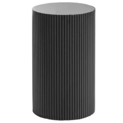 CLAIRE - Bijzettafel - Zwart - MDF