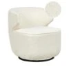 MOLLEBY - Fauteuil - Off-white - Bouclé