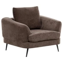 KJAER - Fauteuil - Donkerbruin - Chenille