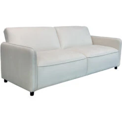 Alicia - Slaapbank 3-zits In Crèmekleurige Fluweel