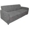 Alicia - Slaapbank 3-zits In Grijze Stof