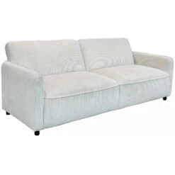 Alicia - Slaapbank 3-zits In Crèmekleurige Stof