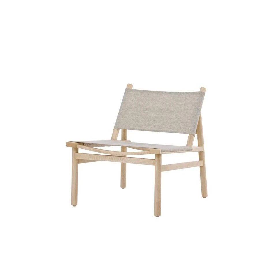 Svea - Torres Fauteuil - Mangohout - Naturel/grijs 1 Svea - Torres Fauteuil - Mangohout - Naturel/grijs