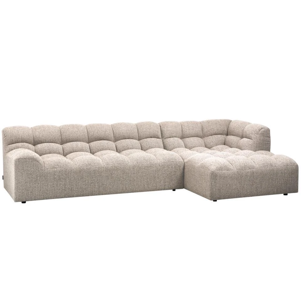 WOOOD Allure Chaise Longue Bank Rechts - Polyester - Naturel 1 WOOOD Allure Chaise Longue Bank Rechts - Polyester - Naturel