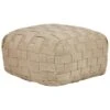 BODLA - Buitenpoef - Beige - 50 X 50 Cm - Synthetisch Materiaal