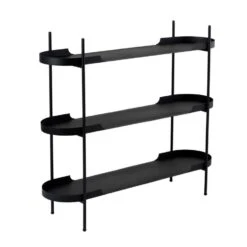 CALICOSY - Rek BLAIR - Zwart - 105x120x34 Cm