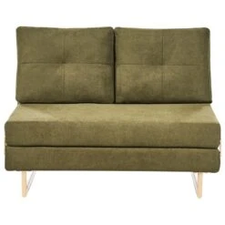 JERSLEV - 2-zits Slaapbank - Groen - Stof