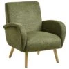 PLASSEN - Fauteuil - Groen - Stof
