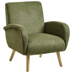 PLASSEN - Fauteuil - Groen - Stof