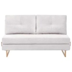 JERSLEV - 3-zits Slaapbank - Off-white - Stof