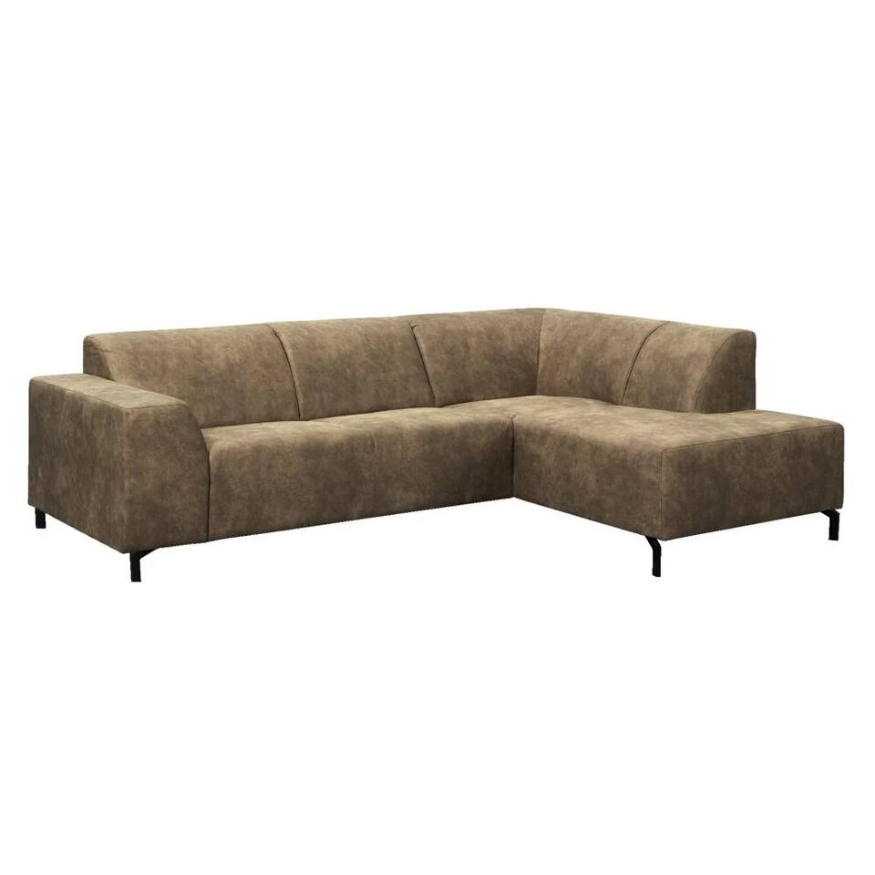 Hoekbank Noud Rechts - Taupe 2 Hoekbank Noud Rechts - Taupe - Afbeelding 2