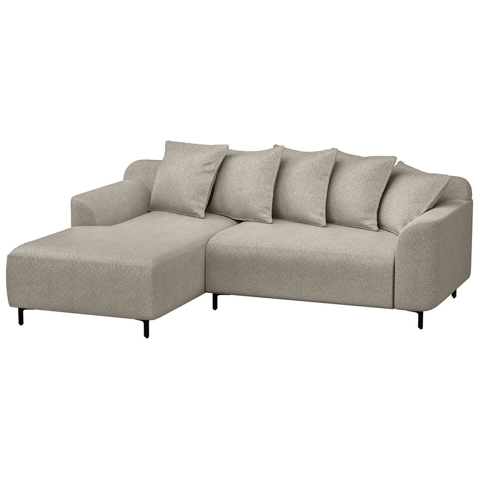 Bank Elsa Met Chaise Longue Links - Stof Anthology - Beige 2 Bank Elsa Met Chaise Longue Links - Stof Anthology - Beige - Afbeelding 2