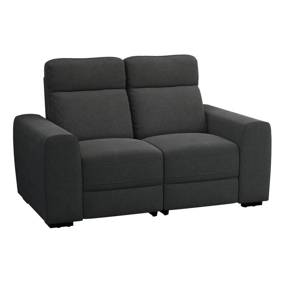 Bank James 2-zits - Stof Supple - Antraciet 2 Bank James 2-zits - Stof Supple - Antraciet - Afbeelding 2