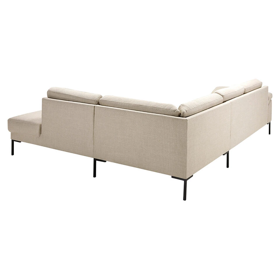 Hoekbank Tom Rechts - Basel - Beige 3 Hoekbank Tom Rechts - Basel - Beige - Afbeelding 3