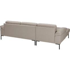 Bank Tom Met Chaise Longue Links - Basel - Beige -Leenbakker Winkel 10101485 0800