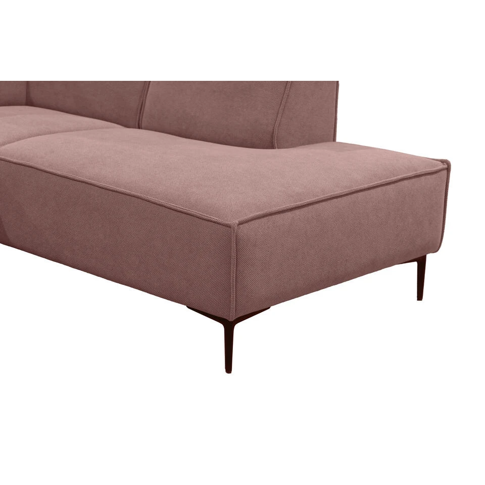 Hoekbank Romy Rechts - Roze 7 Hoekbank Romy Rechts - Roze - Afbeelding 7