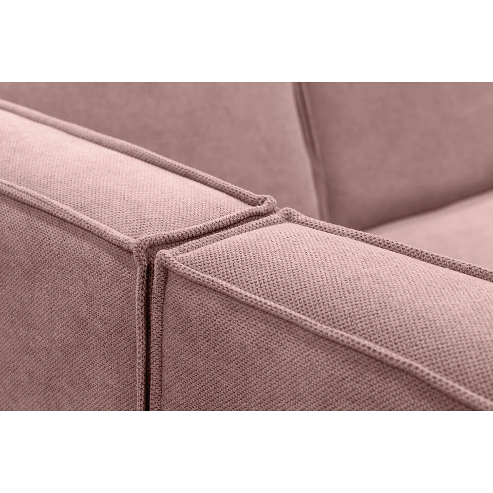 Hoekbank Romy Rechts - Roze 10 Hoekbank Romy Rechts - Roze - Afbeelding 10